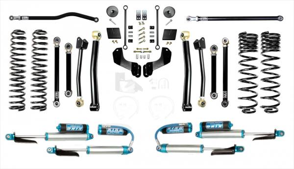 EVO Manufacturing - Jeep Gladiator JT 2.5 Inch Heavy Duty Enforcer Overland Lift Stage 4 Plus w/ EVO SPEC 2.5 Inch King Shocks with Adjusters EVO Manufacturing - Image 1