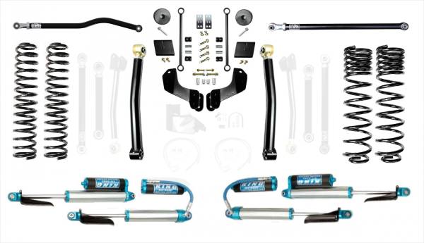 EVO Manufacturing - Jeep Gladiator JT 2.5 Inch Enforcer Overland Lift Stage 2 Plus w/ EVO SPEC 2.5 Inch King Shocks with Adjusters EVO Manufacturing - Image 1
