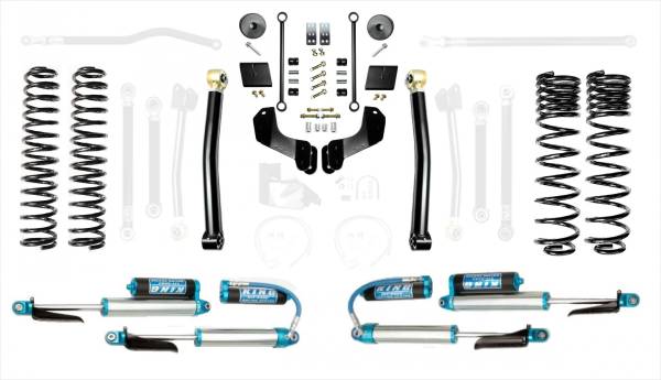 EVO Manufacturing - Jeep Gladiator JT 2.5 Inch Enforcer Overland Lift Stage 2 w/ EVO SPEC 2.5 Inch King Shocks with Adjusters EVO Manufacturing - Image 1