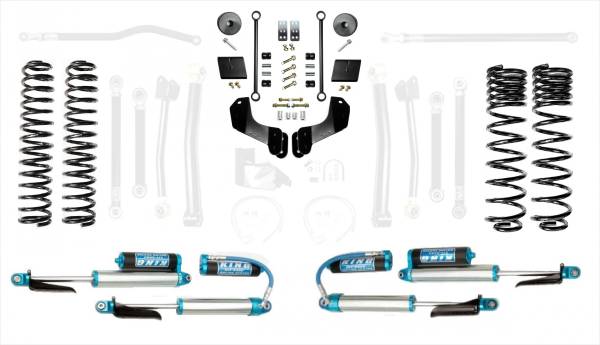 EVO Manufacturing - Jeep Gladiator JT 2.5 Inch Enforcer Overland Lift Stage 1 w/ EVO SPEC 2.5 Inch King Shocks with Adjusters EVO Manufacturing - Image 1