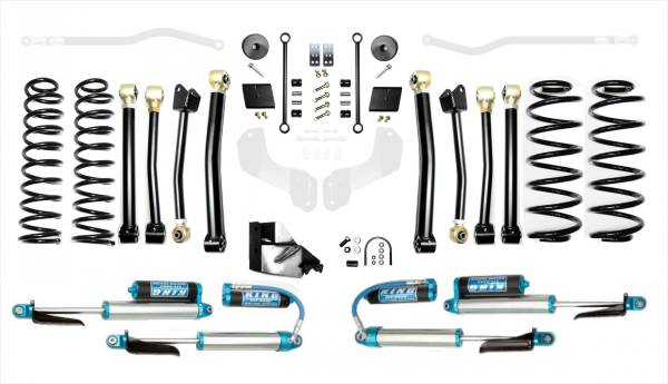 EVO Manufacturing - Jeep Wrangler JL 4.5 Inch Heavy Duty Enforcer Lift Stage 4 with EVO SPEC King 2.5 Inch Shocks EVO Manufacturing - Image 1