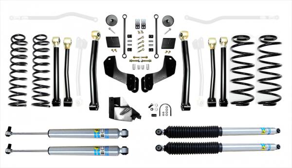 EVO Manufacturing - Jeep Wrangler JL 4.5 Inch Heavy Duty Enforcer Overland Lift Stage 4 with Bilstein Shocks EVO Manufacturing - Image 1