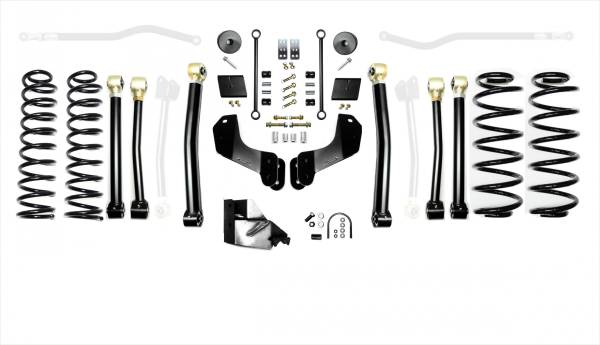 EVO Manufacturing - Jeep Wrangler JL 4.5 Inch ECO Diesel Enforcer Overland Lift Stage 4 EVO Manufacturing - Image 1