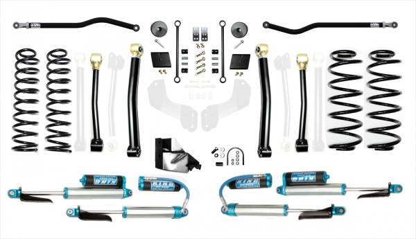 EVO Manufacturing - Jeep Wrangler JL ECO Diesel 4.5 Inch Enforcer Lift Stage 3 Plus with EVO SPEC KING 2.5 Inch Shocks EVO Manufacturing - Image 1