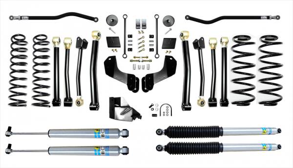 EVO Manufacturing - Jeep Wrangler JL 3.5 Inch Enforcer Overland Lift Stage 4 Plus w/ Bilstein Shocks EVO Manufacturing - Image 1