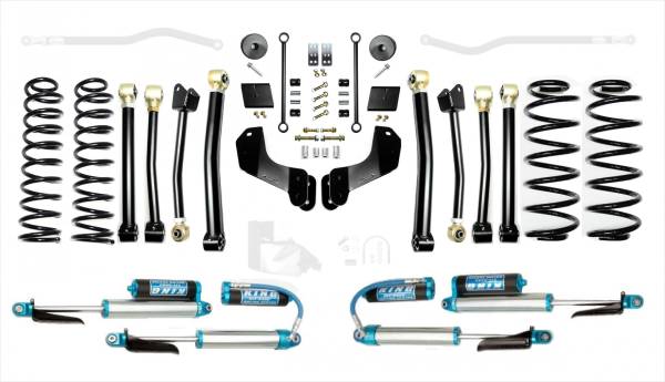 EVO Manufacturing - Jeep Wrangler JL 2.5 Inch Enforcer Overland Lift Stage 4 with EVO SPEC King 2.5 Inch Shocks with Adjusters EVO Manufacturing - Image 1