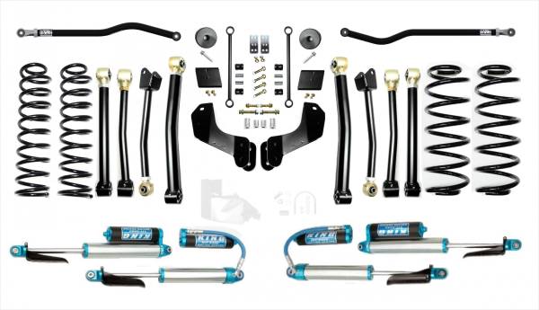 EVO Manufacturing - Jeep Wrangler JL 2.5 Inch Heavy Duty Enforcer Overland Lift Stage 4 Plus with EVO SPEC King 2.5 Inch Shocks EVO Manufacturing - Image 1