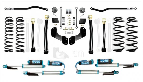 EVO Manufacturing - Jeep Wrangler JL 2.5 Inch Enforcer Overland Lift Stage 3 Plus with EVO SPEC King 2.5 Inch Shocks with Adjusters EVO Manufacturing - Image 1