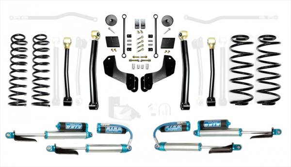 EVO Manufacturing - Jeep Wrangler JL 2.5 Inch Enforcer Overland Lift Stage 3 with EVO SPEC King 2.5 Inch Shocks with Adjusters EVO Manufacturing - Image 1