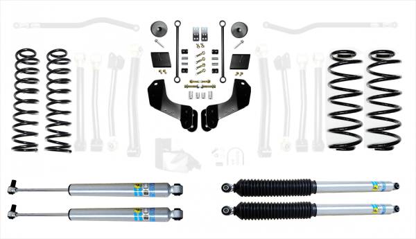 EVO Manufacturing - Jeep Wrangler JL 2.5 Inch Heavy Duty Enforcer Overland Lift Stage 1 with Bilstein Shocks EVO Manufacturing - Image 1