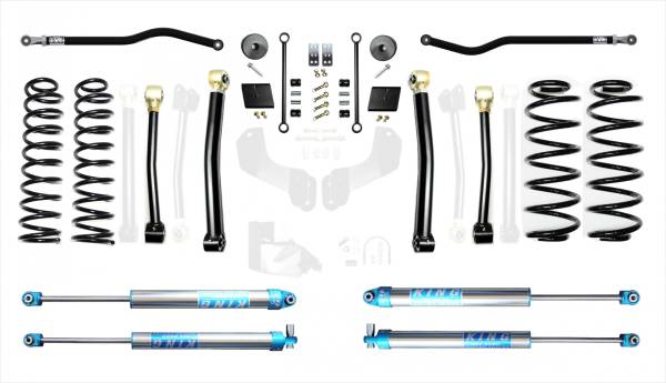 EVO Manufacturing - Jeep Wrangler JL 2.5 Inch Heavy Duty Enforcer Lift Stage 3 Plus with EVO SPEC King 2.0 Inch Shocks EVO Manufacturing - Image 1