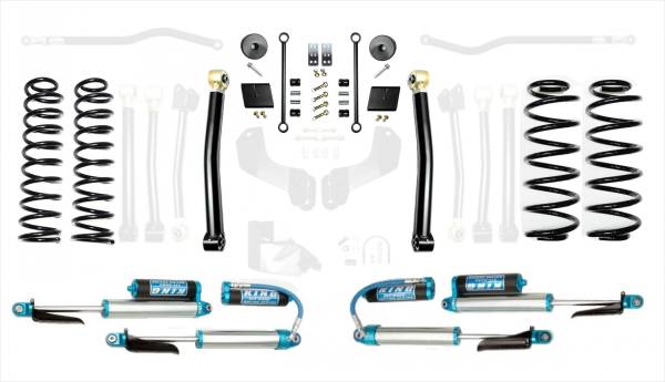 EVO Manufacturing - Jeep Wrangler JL 2.5 Inch Diesel Enforcer Lift Stage 2 with EVO SPEC King 2.5 Inch Shocks with Adjusters EVO Manufacturing - Image 1