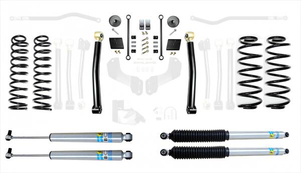 EVO Manufacturing - Jeep Wrangler JL 2.5 Inch Enforcer Lift Stage 2 with Bilstein Shocks EVO Manufacturing - Image 1