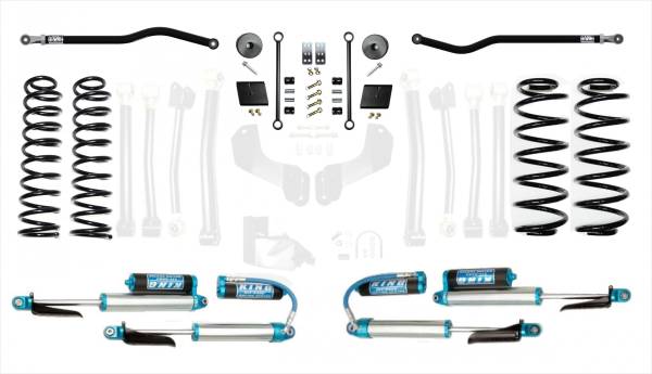 EVO Manufacturing - Jeep Wrangler JL 2.5 Inch Enforcer Lift Stage 1 Plus with EVO SPEC King 2.5 Inch Shocks with Adjusters EVO Manufacturing - Image 1