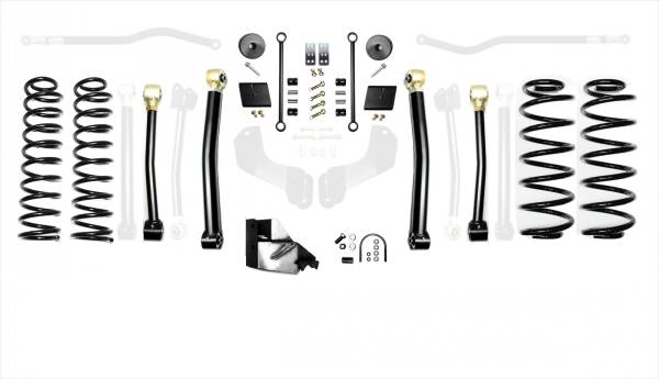 EVO Manufacturing - 18-Present Jeep Wrangler JL 4.5 Inch Enforcer 4XE Lift Stage 3 EVO Manufacturing - Image 1