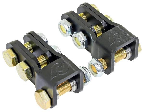 RockJock 4x4 - RockJock 4x4 Antirock Double Shear End Link Bracket Kit Extends Arm Length 1.5 Inch Allows up to 1.25 Inch Link Offset Hardware Included Pair - RJ-201000-101 - Image 1