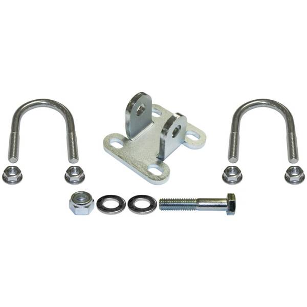 RockJock 4x4 - RockJock 4x4 Steering Stabilizer Shock Bracket Kit 07-18 Wrangler JK For 1 1/2 Inch Tube Tie Rod For Use w/ JK-9704 Kit - JK-9704SB - Image 1