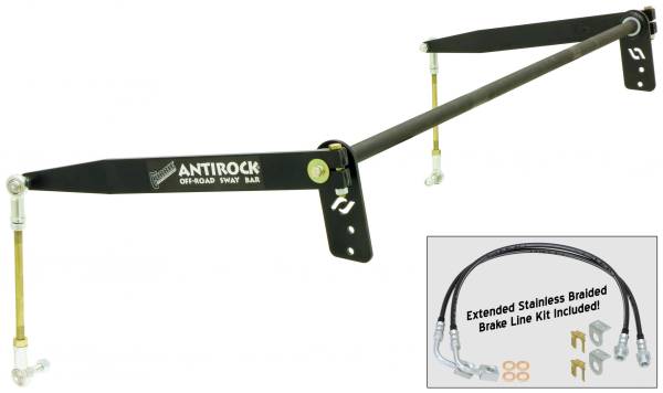 RockJock 4x4 - RockJock 4x4 Antirock Sway Bar Kit 07-18 Wrangler JK 2 Door Rear Bolt-On Steel Arms - CE-9900JKR - Image 1