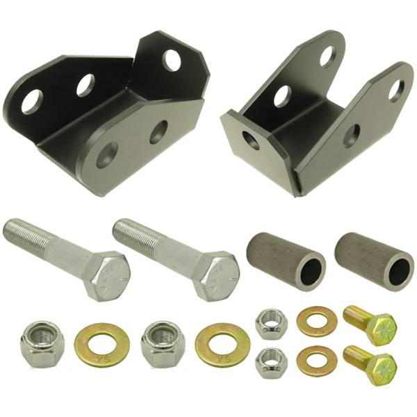 RockJock 4x4 - RockJock 4x4 Shock Mount Extensions 97-06 Wrangler TJ and LJ Unlimited Rear Lower Includes Hardware Pair - CE-9601 - Image 1