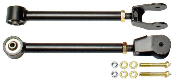 RockJock 4x4 - RockJock 4x4 Johnny Joint Adjustable Control Arms 97-06 Wrangler TJ and LJ Unlimited/XJ/MJ Front Upper, Adjustable Greasable Pair - CE-9102 - Image 1