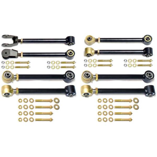 RockJock 4x4 - RockJock 4x4 Johnny Joint Control Arm Set 97-06 Wrangler TJ and LJ Unlimited Adjustable Set Of 8 - CE-9100 - Image 1