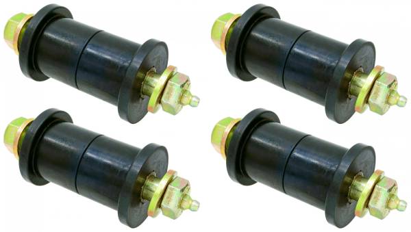 RockJock 4x4 - RockJock 4x4 Leaf Spring Main Eye Bushing Kit 87-95 Wrangler YJ Includes Urethane Bushings Greasable Hardware Set of 4 - CE-9068 - Image 1