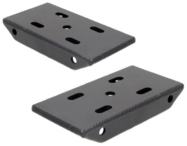 RockJock 4x4 - RockJock 4x4 HD Leaf Spring Plates For Use w/2 Inch Springs 76-86 Jeep CJ Front Pair - CE-9031 - Image 1