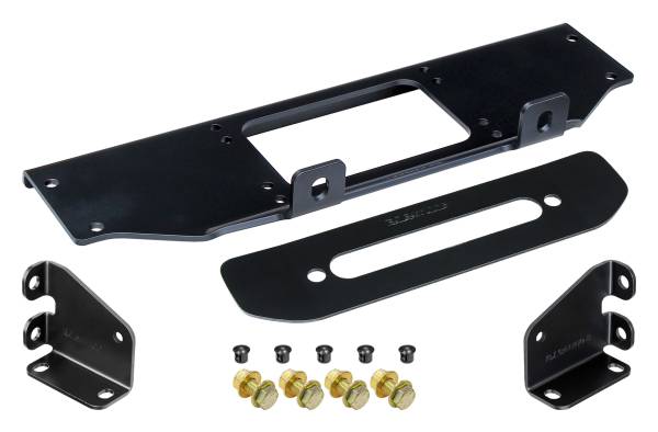 RockJock 4x4 - RockJock 4x4 JL/JT Winch Plate Kit for Factory Steel Bumper (for use with or without CE-9033JLS RockJock Towing Kit) - RJ-641100-101 - Image 1