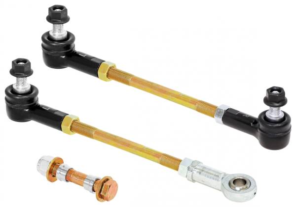 RockJock 4x4 - RockJock 4x4 Adjustable Sway Bar End Link Kit for JL/JT Front (8 1/2 Inch Long Rods w/ Sealed Rod Ends and Jam Nuts pair) - RJ-243100-103 - Image 1