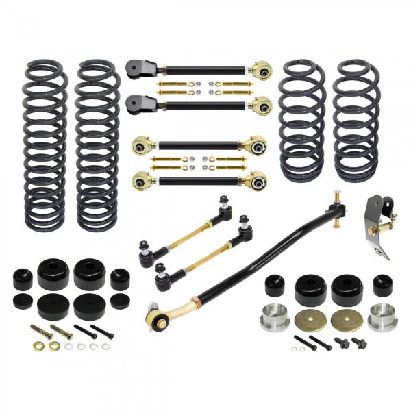 RockJock 4x4 - RockJock 4x4 Sport Edition Johnny Joint Suspension System for TJ 4 Inch lift - RJ-TJ0000-101 - Image 1