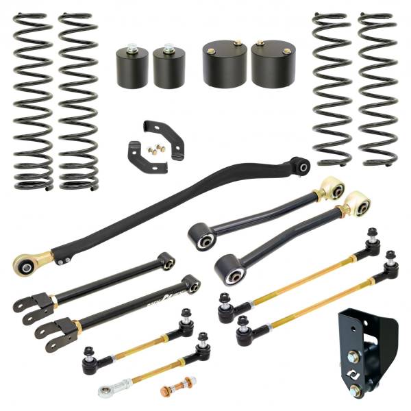 RockJock 4x4 - RockJock 4x4 Sport Edition Johnny Joint Suspension System for JL Wrangler w/ Gas V-6 3.5 Inch lift - RJ-JLG000-101 - Image 1