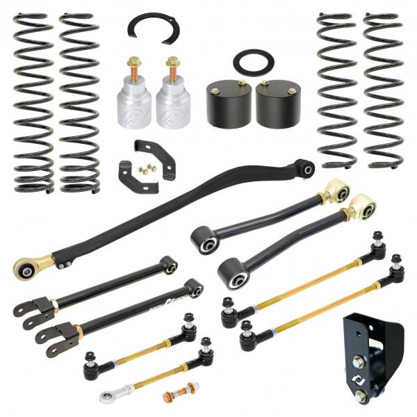 RockJock 4x4 - RockJock 4x4 Sport Edition Johnny Joint Suspension System for JL Wrangler w/ Diesel engine 3.5 Inch lift - RJ-JLD000-101 - Image 1