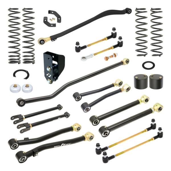 RockJock 4x4 - RockJock 4x4 Pro Edition Johnny Joint Suspension System for JL Wrangler w/ 392 Hemi 3.5 Inch lift - RJ-JL3921-101 - Image 1