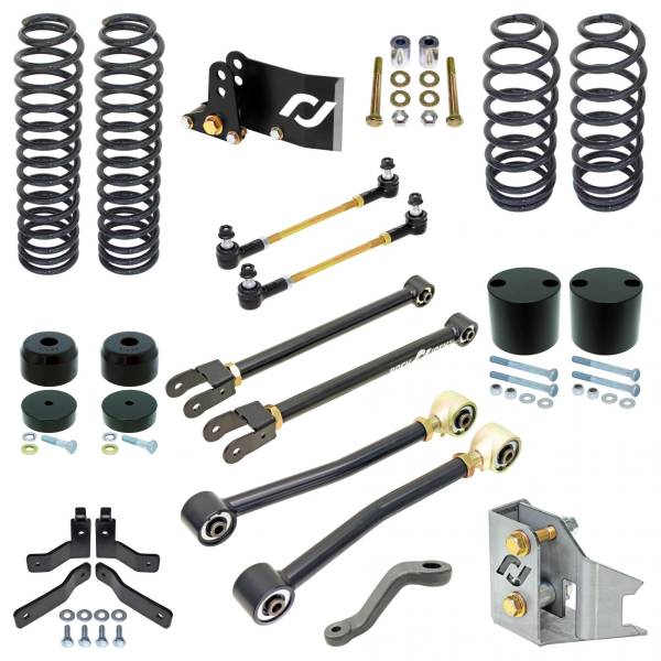 RockJock 4x4 - RockJock 4x4 Sport Edition Johnny Joint Suspension System for JK Wrangler Unlimited (4-door) 4 Inch lift - RJ-JK4DR0-101 - Image 1