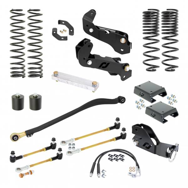 RockJock 4x4 - RockJock 4x4 Driver Lift Kit for JT Gladiator w/ Gas V-6 3.5 Inch lift - RJ-JTG000-103 - Image 1