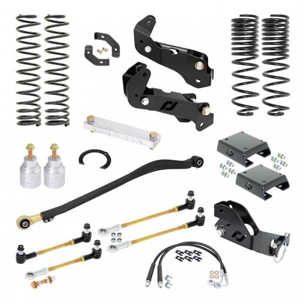 RockJock 4x4 - RockJock 4x4 Driver Lift Kit for JT Gladiator w/ Diesel engine 3.5 Inch lift - RJ-JTD000-103 - Image 1