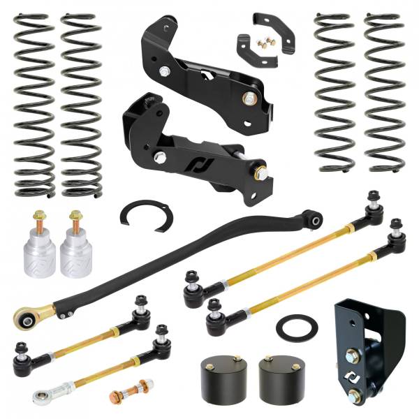 RockJock 4x4 - RockJock 4x4 Driver Lift Kit for JL Wrangler w/ Diesel engine 3.5 Inch lift - RJ-JLD000-103 - Image 1