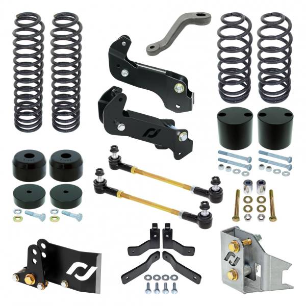 RockJock 4x4 - RockJock 4x4 Driver Lift Kit for JK Wrangler Unlimited (4-door) 4 Inch lift - RJ-JK4DR0-103 - Image 1