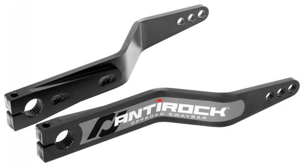 RockJock 4x4 - RockJock 4x4 Antirock Fabricated Steel Sway Bar Arms, 15.2 in. Long, 2.5 in. Offset Bend, 3 Holes - RJ-282101-101 - Image 1