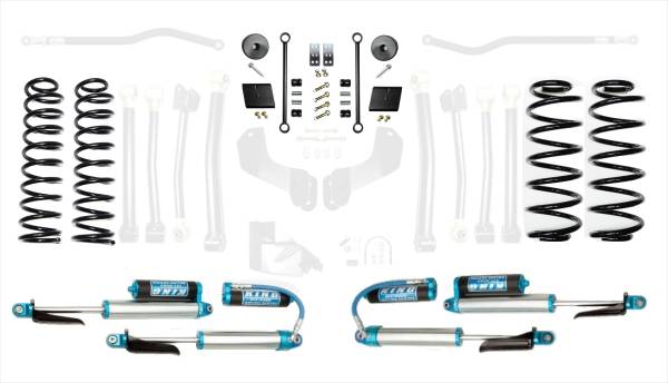 EVO Manufacturing - EVO MFG JL 2.5' Diesel Enforcer Lift Stage 1 with EVO SPEC KING 2.5' Shocks - EVO-3011S1DK - Image 1