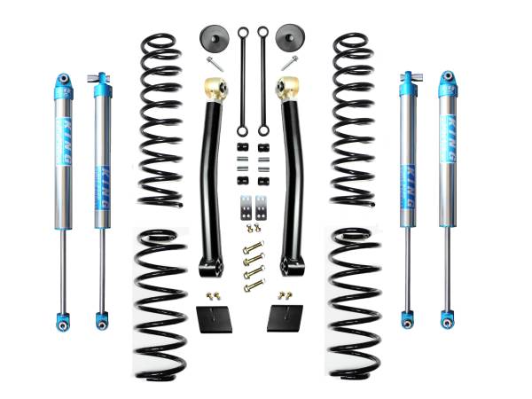 EVO Manufacturing - EVO MFG JL 2.5' Heavy Duty Enforcer Lift Stage 2 with EVO SPEC KING 2.0 Shocks - EVO-3011S2HDK2 - Image 1