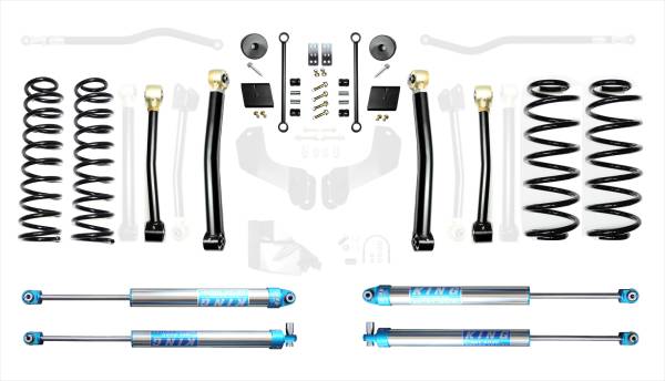 EVO Manufacturing - EVO MFG JL 2.5' Diesel Enforcer Lift Stage 3 with EVO SPEC KING 2.0 Shocks - EVO-3011S3DK2 - Image 1