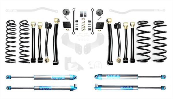 EVO Manufacturing - EVO MFG JL 2.5' Diesel Enforcer Lift Stage 4 with EVO SPEC King 2.0 Shocks - EVO-3011S4DK2 - Image 1