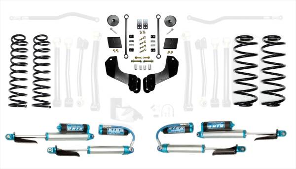 EVO Manufacturing - EVO MFG JL 2.5' Diesel Enforcer OVERLAND Lift Stage 1 with EVO SPEC KING Shocks - EVO-3012S1DK - Image 1