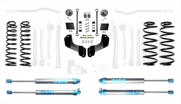 EVO Manufacturing - EVO MFG JL 2.5' Diesel Enforcer OVERLAND Lift Stage 1 with EVO SPEC KING 2.0 Shocks - EVO-3012S1DK2 - Image 1