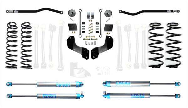 EVO Manufacturing - EVO MFG JL 2.5' Diesel Enforcer OVERLAND Lift Stage 1 PLUS with EVO SPEC 2.0 KING Shocks - EVO-3012S1DPK2 - Image 1