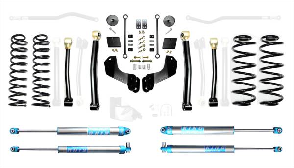 EVO Manufacturing - EVO MFG JL 2.5' Diesel Enforcer OVERLAND Lift Stage 3 with EVO SPEC KING 2.0 SHOCKS - EVO-3012S3DK2 - Image 1