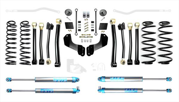 EVO Manufacturing - EVO MFG JL 2.5' Diesel Enforcer OVERLAND Lift Stage 4 with EVO SPEC KING 2.0 SHOCKS - EVO-3012S4DK2 - Image 1