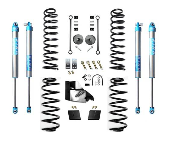 EVO Manufacturing - EVO Jeep Wrangler JL 3.5 Enforcer 4XE Lift Stage 1 with EVO SPEC King 2.0 Shocks - EVO-3013S1EK2 - Image 1