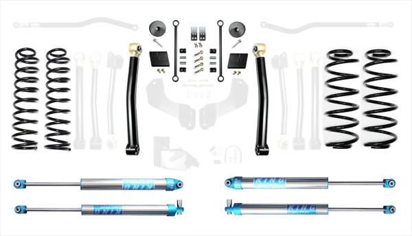 EVO Manufacturing - EVO Jeep Wrangler JL 3.5 Enforcer 4XE Lift Stage 2 with EVO SPEC King 2.0 Shocks - EVO-3013S2EK2 - Image 1